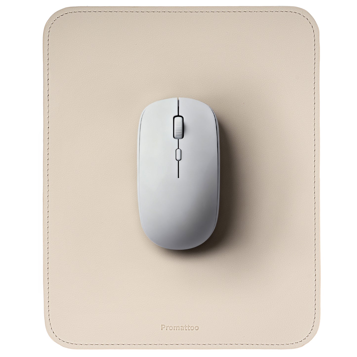 PROMATTOO Vegan Leather Ergonomic Mouse Pad – Waterproof & Non-Slip