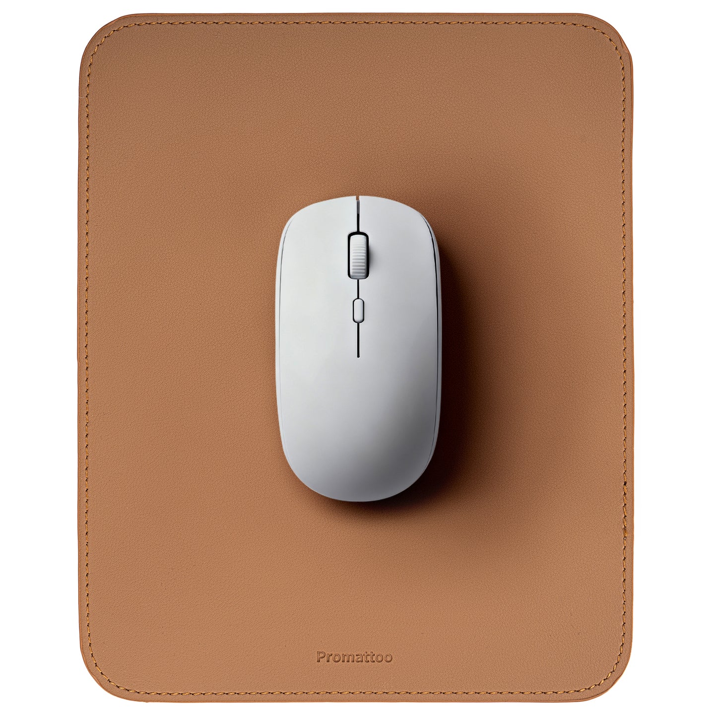 PROMATTOO Vegan Leather Ergonomic Mouse Pad – Waterproof & Non-Slip