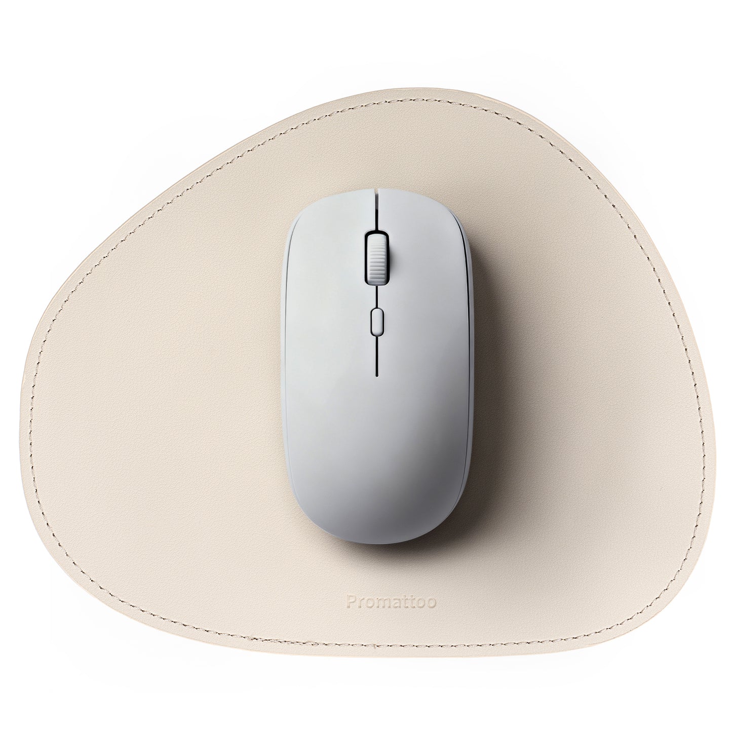 PROMATTOO Vegan Leather Ergonomic Mouse Pad – Waterproof & Non-Slip